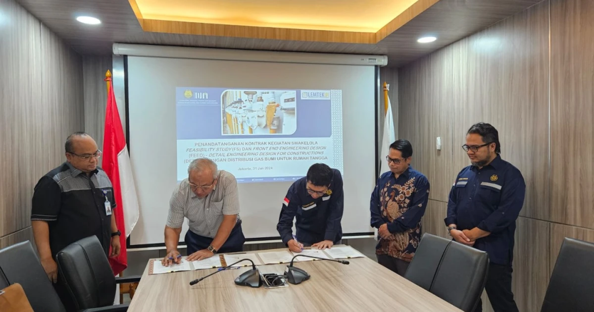 News And Event Signing of the FS, FEED & DEDC Gas Network for 100,000 House Connections Agreement 1 000