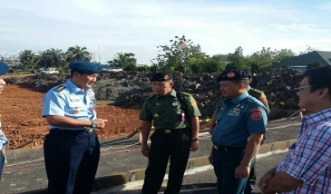 Senior Officers of Ministry of Defense Inspected Construction Projects in West Kalimantan