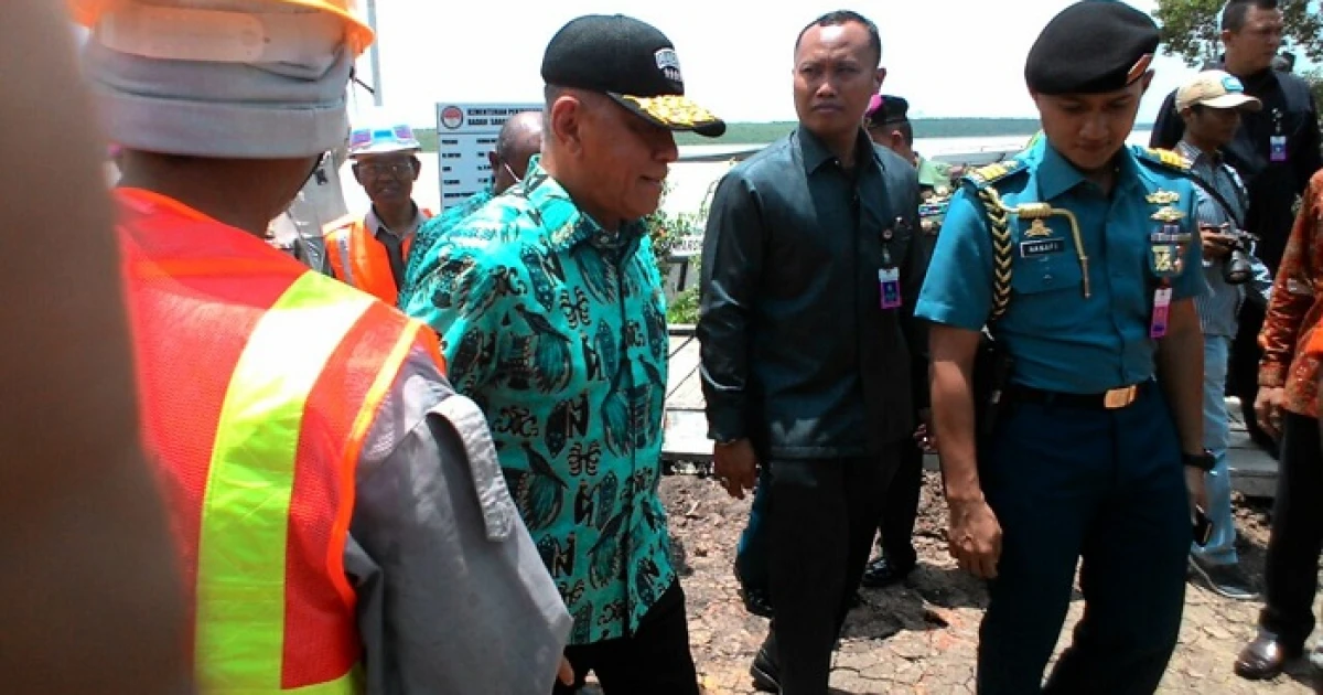 News And Event Defense Minister Visited Jetty Construction Project at Lantamal XI in Merauke 1 4_1