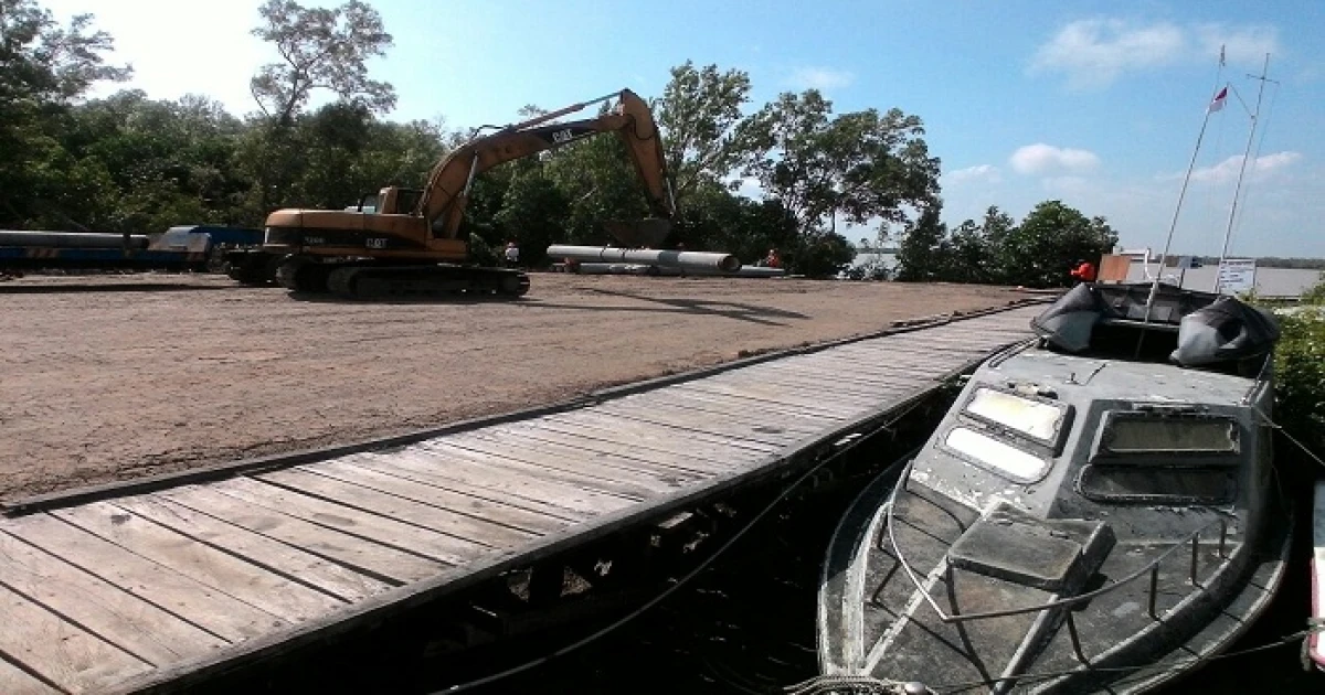 News And Event Defense Minister Visited Jetty Construction Project at Lantamal XI in Merauke 4 4_4