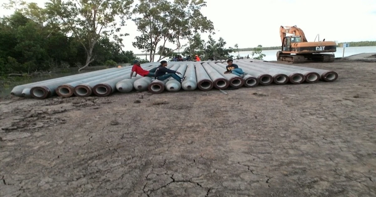 News And Event Defense Minister Visited Jetty Construction Project at Lantamal XI in Merauke 5 4_5