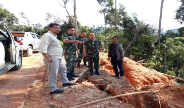 Construction Supervision of IndonesiaMalaysia Border Patrol Inspection Road