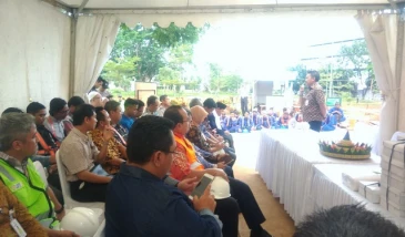 Groundbreaking of Foundation Work of Mandiri University at Wijayakusuma Jakarta