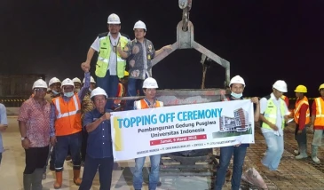 ToppingOff Ceremony of The Construction of Pusgiwa UI